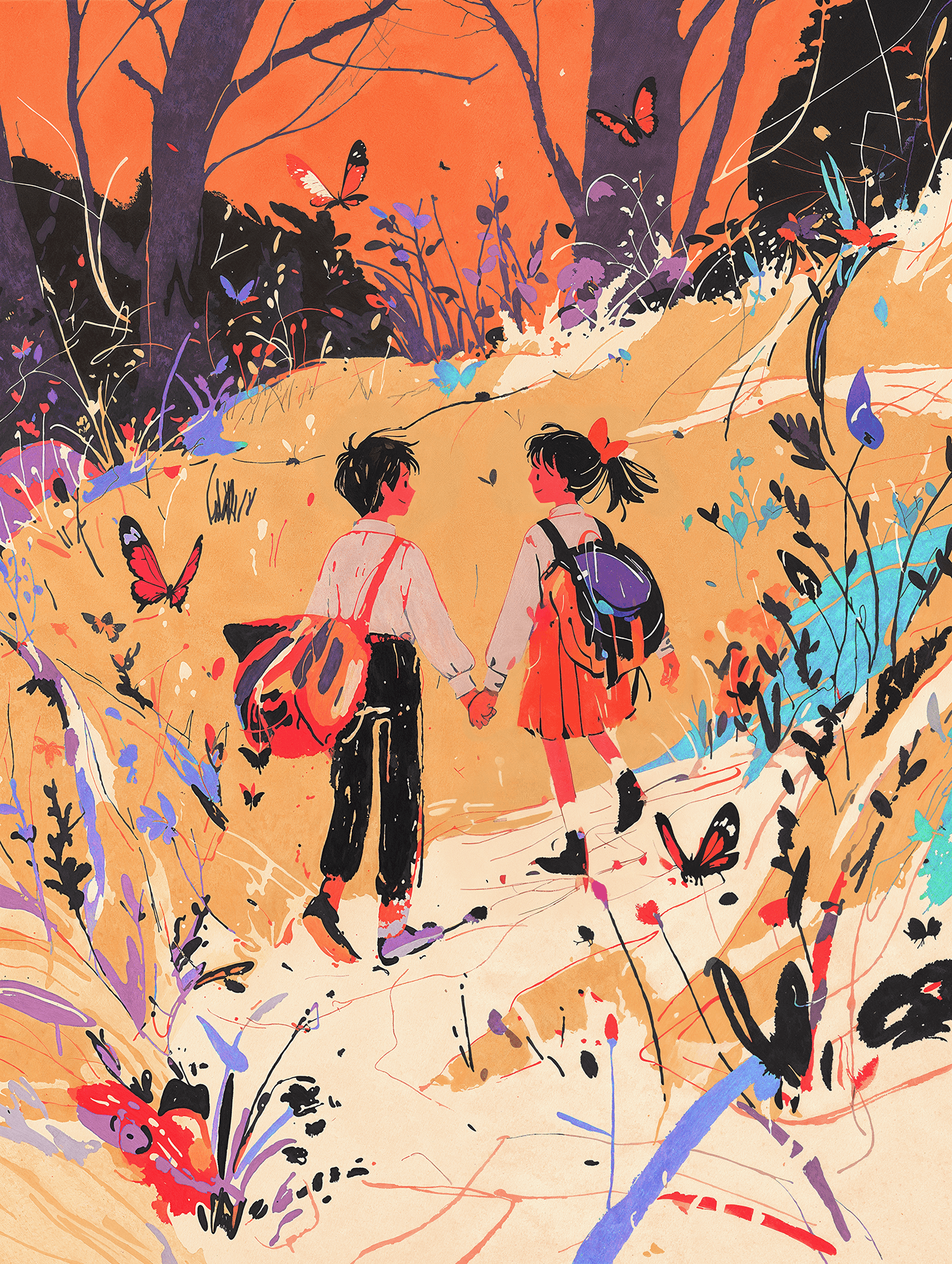 megan and mike's cancer portrait