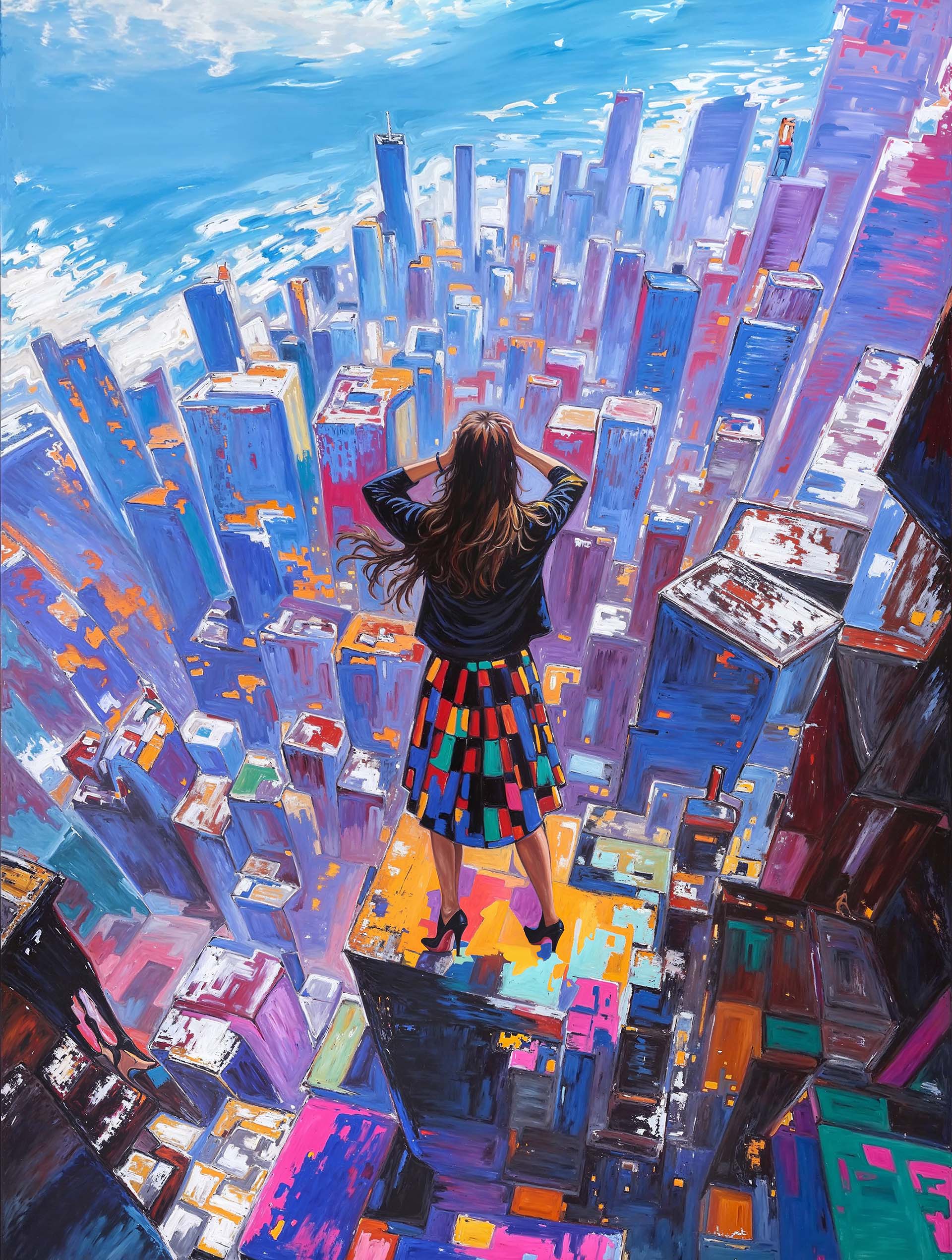 leah's cancer portrait